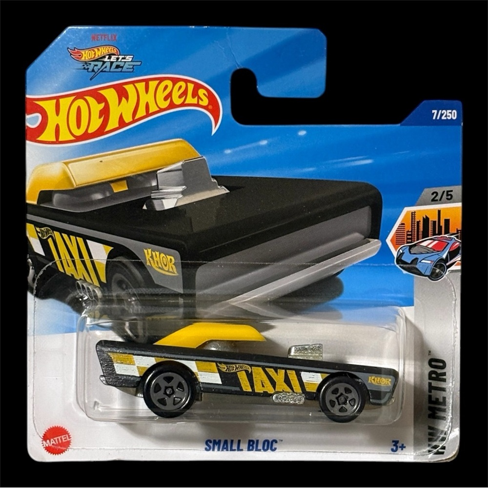 [4/$25] 2025 HOT WHEELS SMALL BLOC BLACK HW METRO #2/5 #7/250 SHORT CARD VARIANT